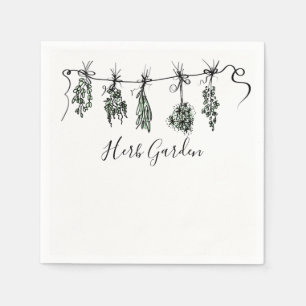 Gartenkräuter Serviette