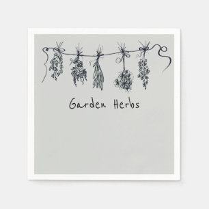 Gartenkräuter Serviette