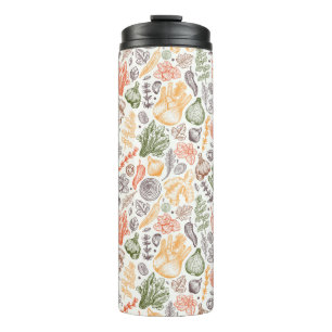 Gartenküche Gemüsemuster Thermosbecher