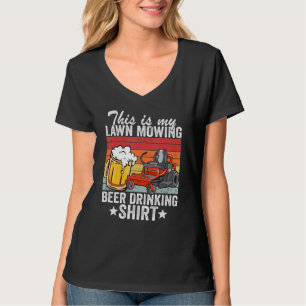Gartenlandschaft Dies ist mein Rasenmäher Bier D T-Shirt