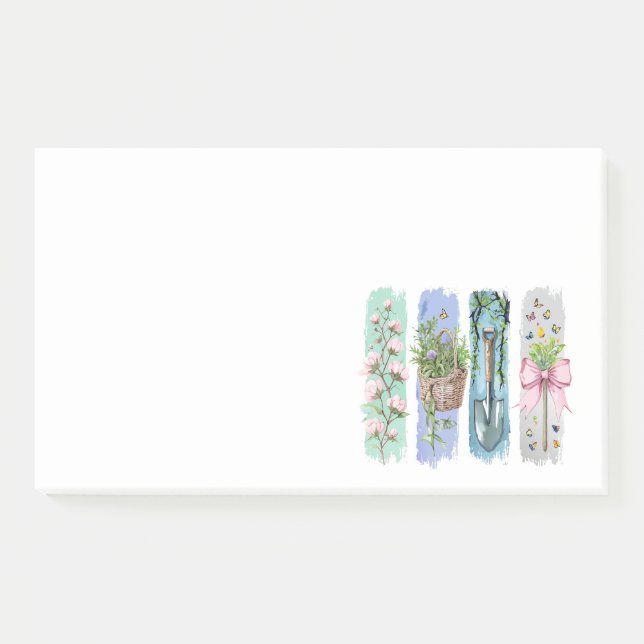 Gartenlandschaft Lover Post-it Klebezettel (Vorderseite)