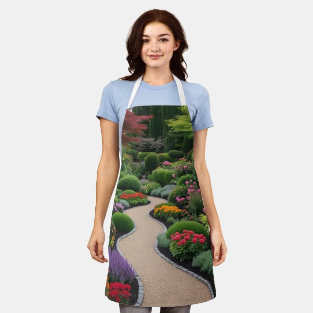 Gartenlandschaft Schürze (Getragen)