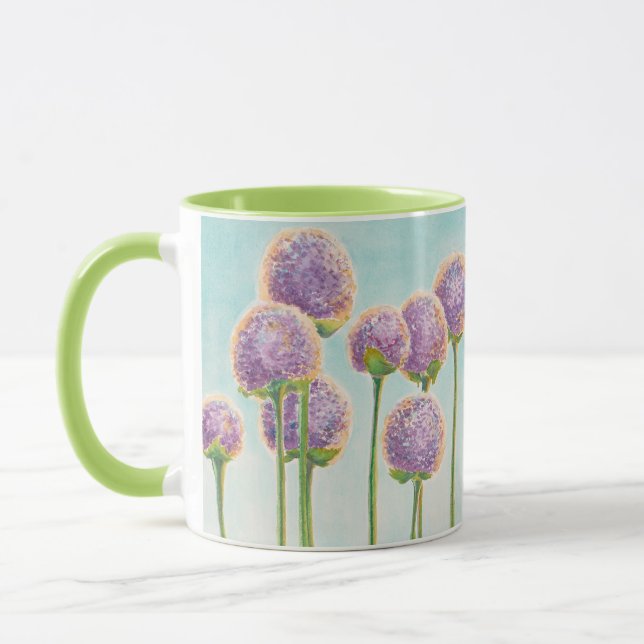 Gartenlandschaft Tasse, Lila Sensationsbündnis Tasse (Links)