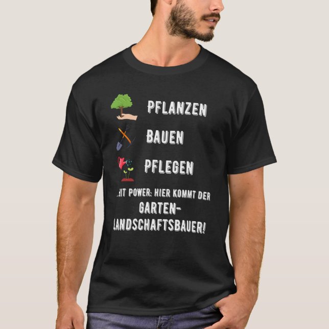 Gartenlandschaftsarchitekt T-Shirt (Vorderseite)