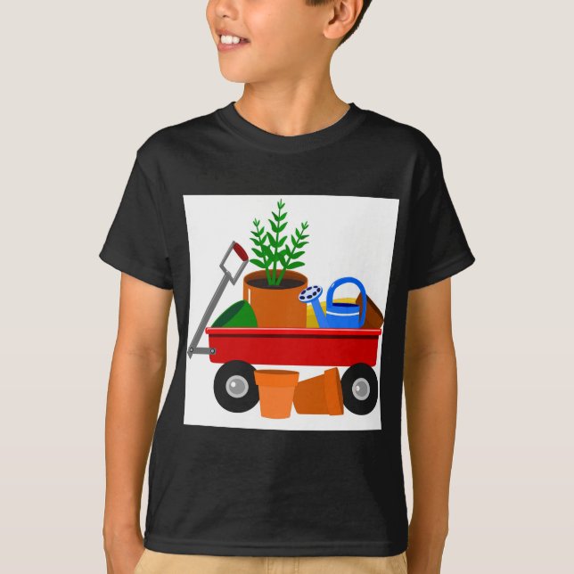 Gartenlastwagen T-Shirt (Vorderseite)