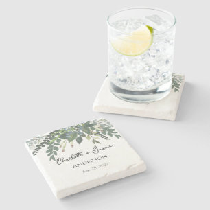 Gartenlaub Natur Grün Steinuntersetzer