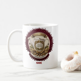 Gartenleiter | Personalisiertes britisches Erbstüc Kaffeetasse