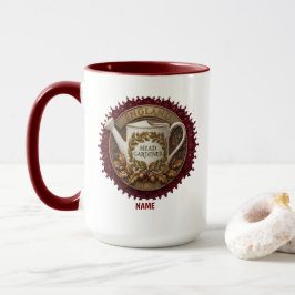 Gartenleiter | Personalisiertes britisches Erbstüc Tasse