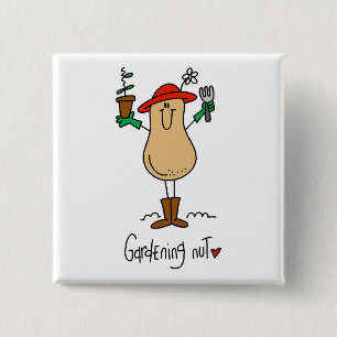 Gartenliebhaber T-Shirts und Geschenke Button