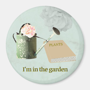 Gartenliebhabers rustikaler eleganter Magnet