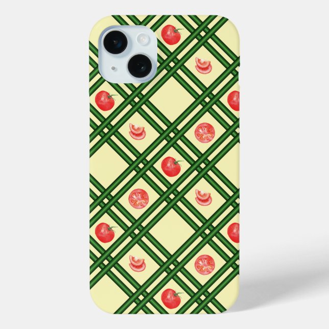 Gartenmuster für frische Tomaten Case-Mate iPhone Hülle (Rückseite)