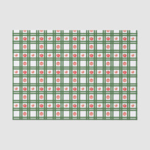 Gartenmuster für frische Tomaten Seidenpapier