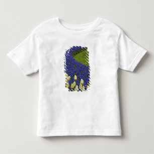 Gartenmuster von Blume und 2 Kleinkind T-shirt