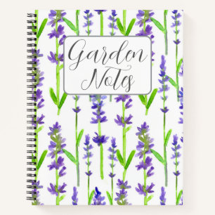 Gartennotizbuch Planer Logbuch Lavendel Notizbuch