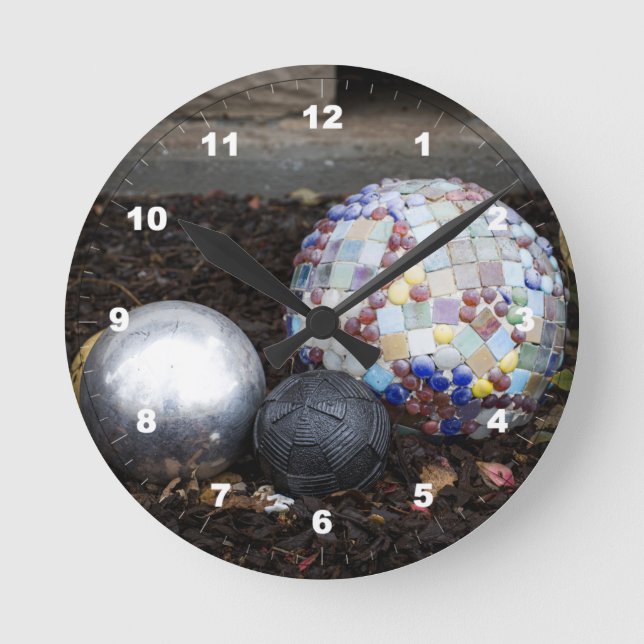 Gartenorbs Akrylic Wall Clock Runde Wanduhr (Vorderseite)