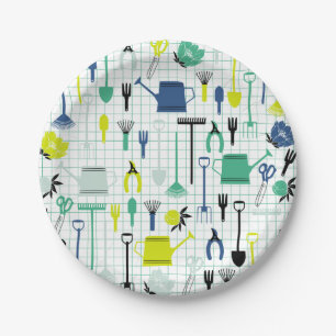 Gartenpapiere Teller