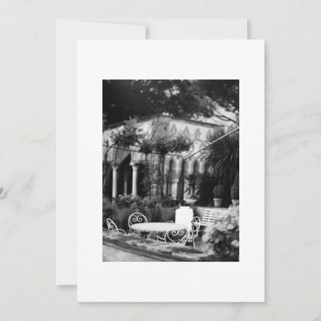 GARTENPARTY EINLADUNG (Vorderseite)