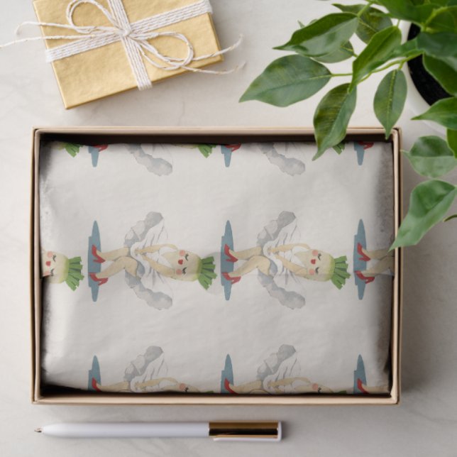 Gartenparty-Geschenkpapier Seidenpapier (Geschenk)