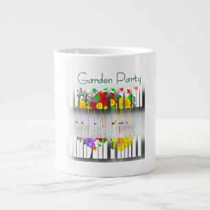 Gartenparty Weiß Jumbo-Tasse
