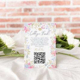 Gartenpastellbau Wildblumen Uni Fonds Abschluss Begleitkarte