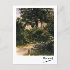 Gartenpfad von Edouard Manet in Rueil Postkarte