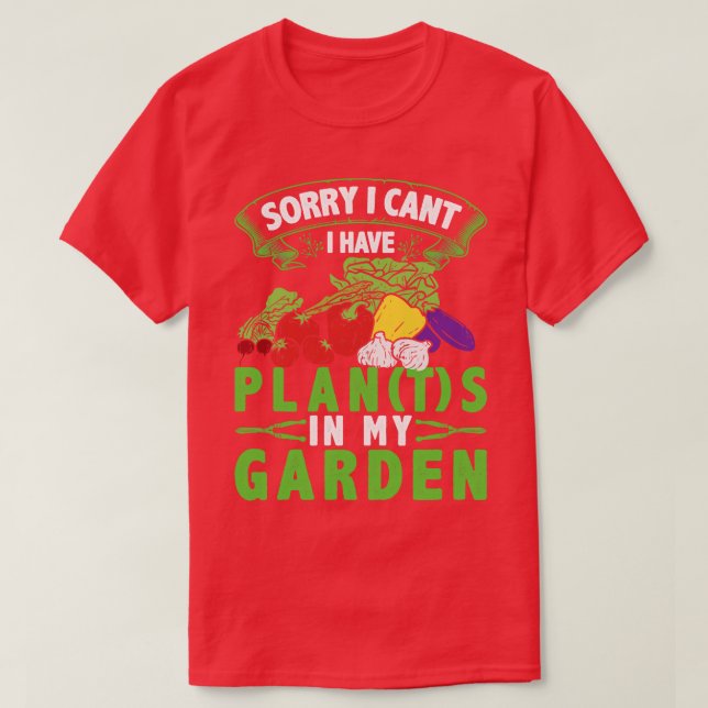 Gartenpflanze Garten Planter T-Shirt (Design vorne)