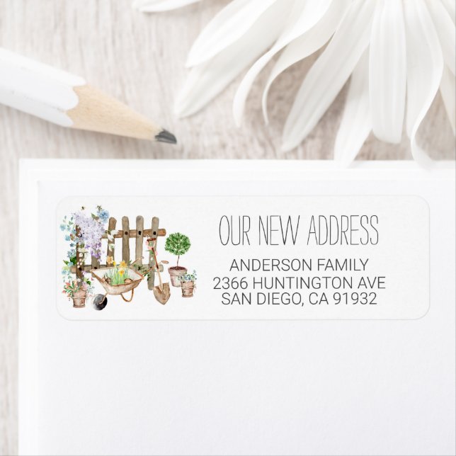 Gartenpflanzung Neue Wurzeladressen Etikett (Insitu)