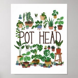 Gartenpflaster Pflanze Poster