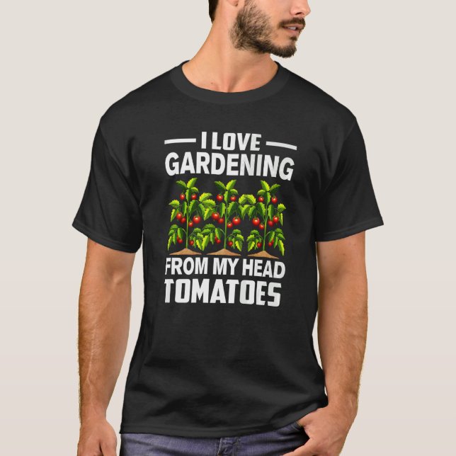 Gartenpuppe I Liebe Gartenarbeit von meinem Kopf T T-Shirt (Vorderseite)