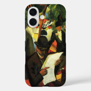 Gartenrestaurant von August Macke. Vintage Art iPhone 16 Hülle