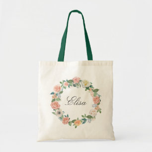 Gartenrosen-Brautjungfer-Tasche Tragetasche