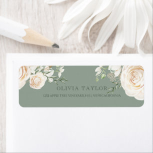 Gartenrosen Floral Salbei Grün Hochzeit