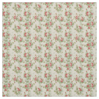Gartenrosenranken Shabby Chic Stoff