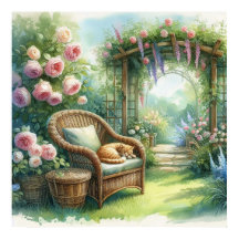 Gartenrückgang Landschaft 1