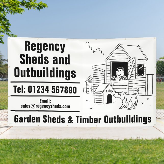 Gartenschuppen und Nebengebäude Banner (Außenbereich)