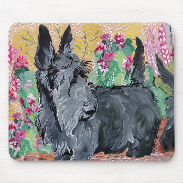 Gartenscottish-Terrier Mousepad (Vorne)