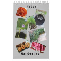 Gartenseite Single Kleiner Kalender, weiß