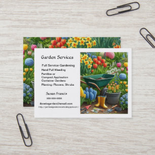 Gartenservice / Meister-Gärtner  Visitenkarte