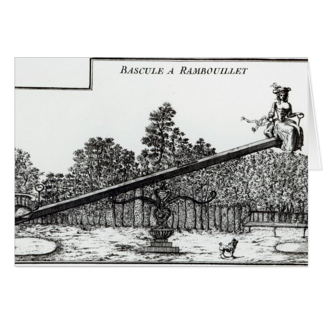 Gartenständiges schwanken in Rambouillet, von (Vorderseite (Horizontal))