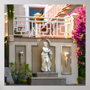 Gartenstatue Poster