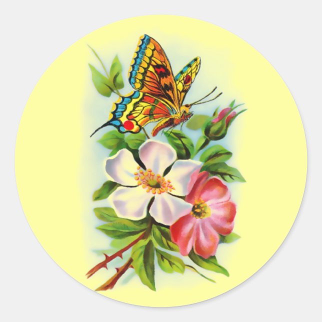 Gartensticker Runder Aufkleber (Vorderseite)