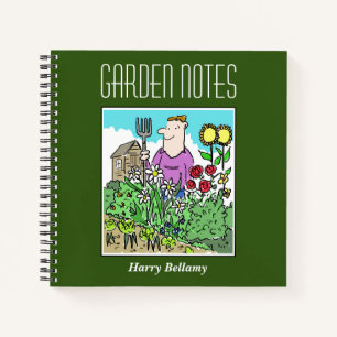 Gartentagebuch mit Besitzername Notizbuch