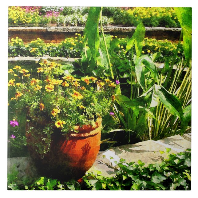 Gartenteich Fliese (Vorderseite)