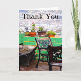 Gartenterrasse Vielen Dank Dankeskarte