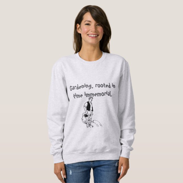 Gartenthema Sweatshirt (Vorne ganz)