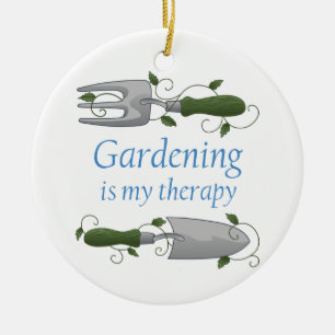 Gartentherapie Keramik Ornament