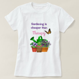 Gartentherapie mit Topfpflanzen Garten T-Shirt