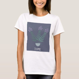 Gartenthymnenprint T-Shirt