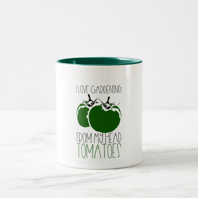 GartenTomaten Zweifarbige Tasse (Mittel)
