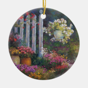 Gartentor Keramikornament